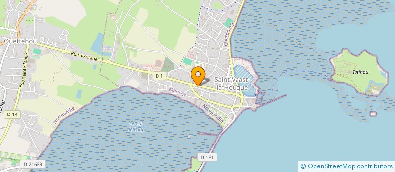 localisation de l'entreprise MADAME ANNE-MARIE LEPETIT  SAINT-VAAST-LA-HOUGUE