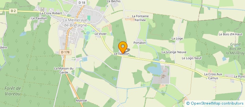 localisation de l'entreprise MADAME ANNE MARIE LOMBAERTS  LA MEILLERAYE-DE-BRETAGNE