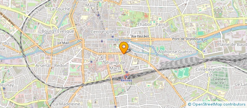 localisation de l'entreprise MADAME ANNE-MARIE LORIN  RENNES