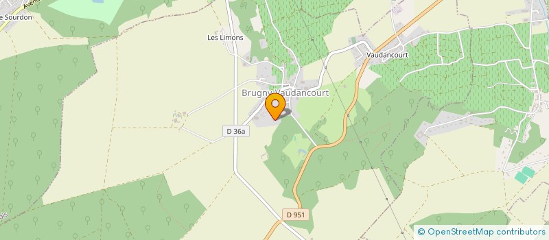 localisation de l'entreprise MADAME ANNE-MARIE LOUETTE  BRUGNY-VAUDANCOURT