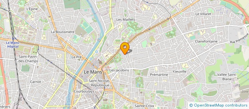 localisation de l'entreprise MADAME ANNE-MARIE LOUIS à LE MANS