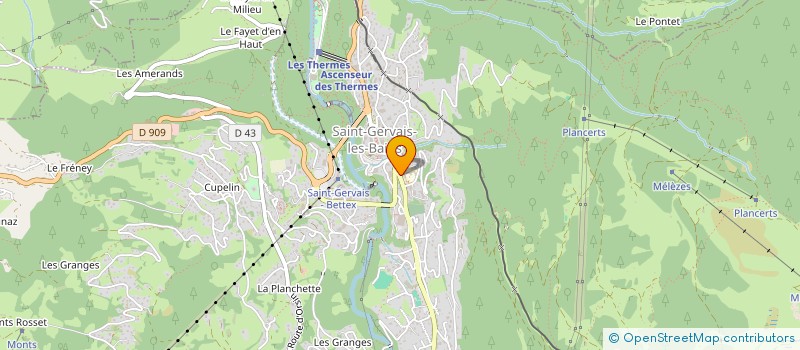 localisation de l'entreprise MADAME ANNE-MARIE LUSCHER  SAINT-GERVAIS-LES-BAINS