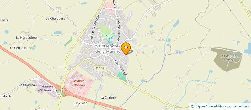 localisation de l'entreprise MADAME ANNE-MARIE MAINGUY à BEAUPREAU-EN-MAUGES