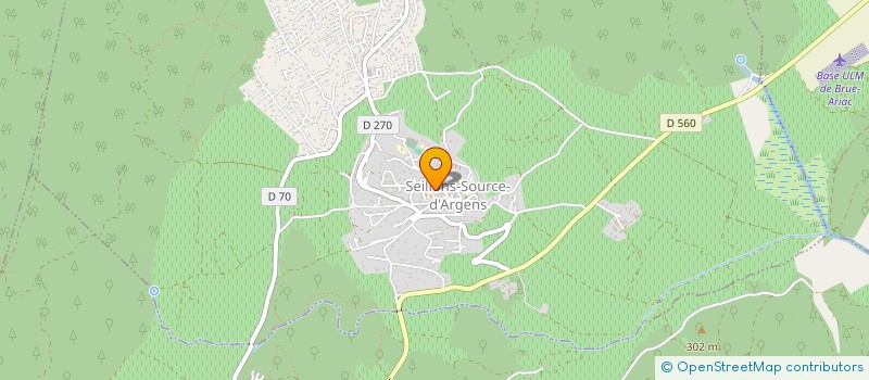 localisation de l'entreprise MADAME ANNE-MARIE MARINO  SEILLONS-SOURCE-D'ARGENS