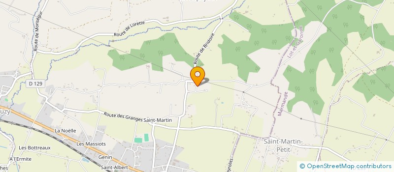 localisation de l'entreprise MADAME ANNE MARIE MARION  LAMOTHE-LANDERRON