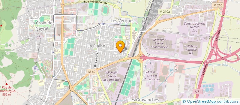 localisation de l'entreprise MADAME ANNE-MARIE MARQUES EVANGELISTA  CLERMONT-FERRAND