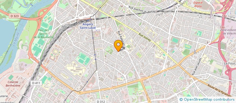 localisation de l'entreprise MADAME ANNE MARIE MARTINEAU  ANGERS