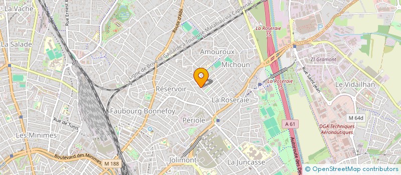 localisation de l'entreprise MADAME ANNE-MARIE MARTINEZ à TOULOUSE