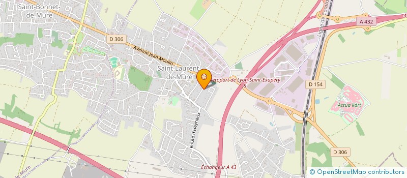 localisation de l'entreprise MADAME ANNE MARIE MASSACRIER  SAINT-LAURENT-DE-MURE