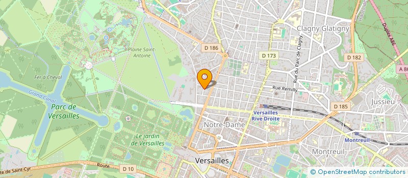 localisation de l'entreprise MADAME ANNE-MARIE MEISSONNIER à VERSAILLES