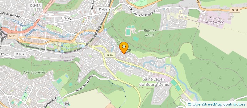 localisation de l'entreprise MADAME ANNE-MARIE MENARD  SAINT-LEGER-DU-BOURG-DENIS