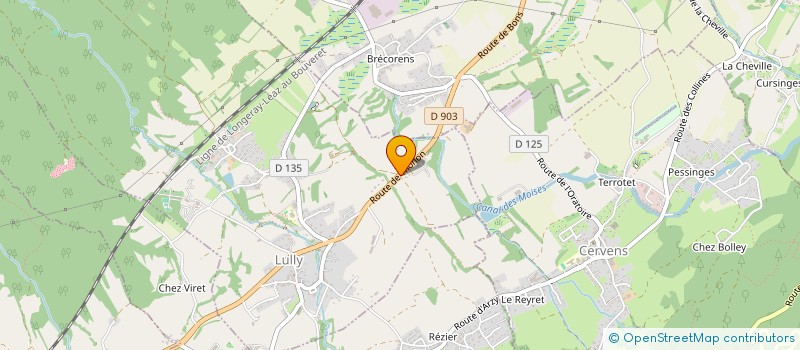 localisation de l'entreprise MADAME ANNE-MARIE MERANDON  LULLY