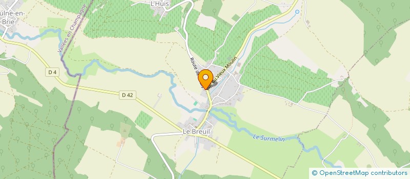 localisation de l'entreprise MADAME ANNE-MARIE MIGNON à LE BREUIL