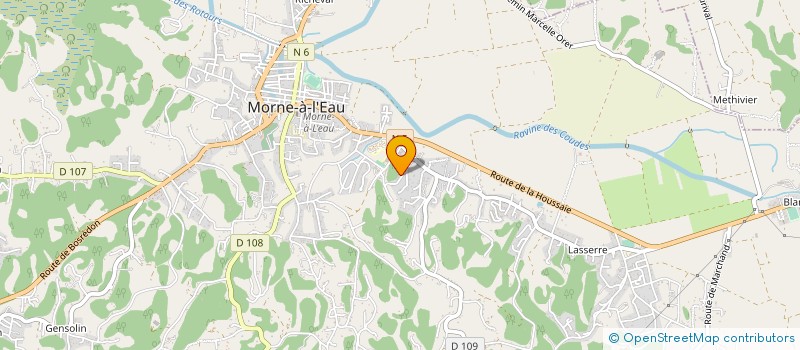 localisation de l'entreprise MADAME ANNE MARIE MONFORT à MORNE-A-L'EAU