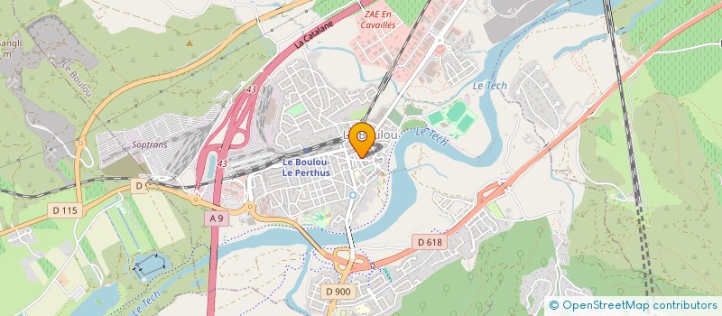 localisation de l'entreprise MADAME ANNE-MARIE MORALES  LE BOULOU