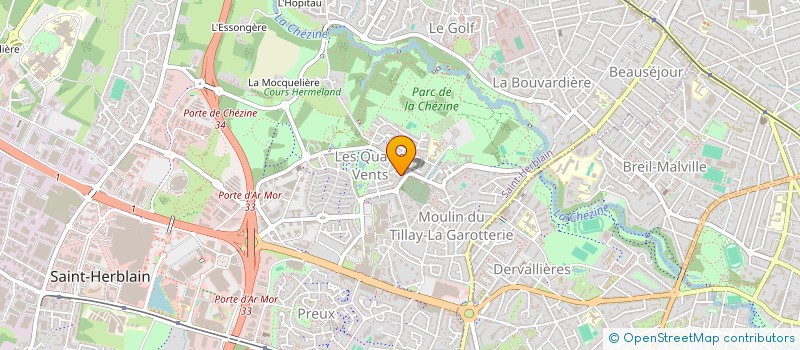 localisation de l'entreprise MADAME ANNE-MARIE MOREAU  SAINT-HERBLAIN