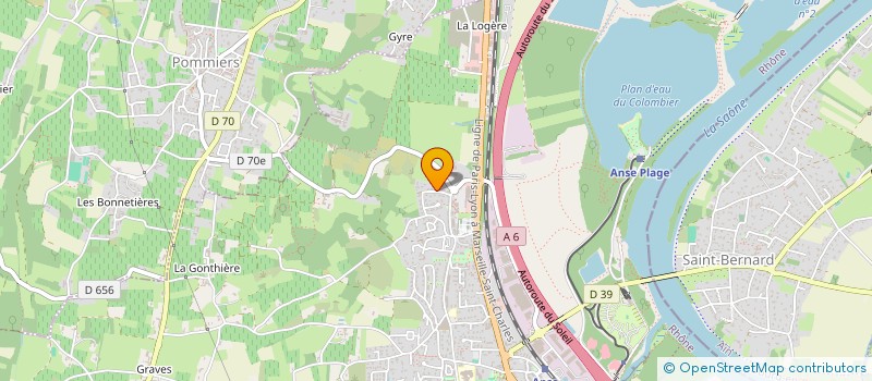 localisation de l'entreprise MADAME ANNE MARIE MORENO  ANSE