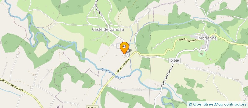 localisation de l'entreprise MADAME ANNE-MARIE MORLANNE  MORLANNE