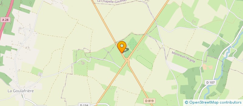 localisation de l'entreprise MADAME ANNE MARIE MORTIER  MONTREUIL-L'ARGILLE