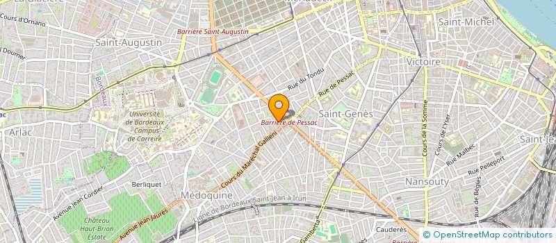 localisation de l'entreprise MADAME ANNE-MARIE MOULLIE  BORDEAUX