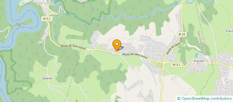 localisation de l'entreprise MADAME ANNE-MARIE MURAT  SAINT-ETIENNE