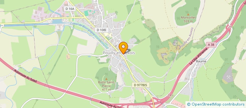 localisation de l'entreprise MADAME ANNE MARIE MYOTTE  MACONGE