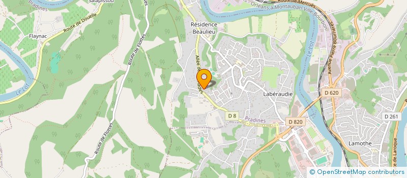 localisation de l'entreprise MADAME ANNE-MARIE NOEL  PRADINES