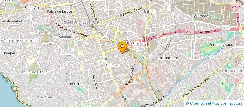 localisation de l'entreprise MADAME ANNE-MARIE PADILLA à MARSEILLE
