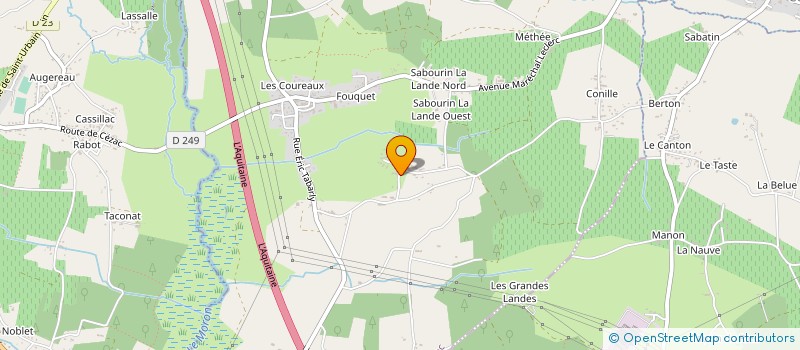 localisation de l'entreprise MADAME ANNE MARIE PERRIER  CEZAC