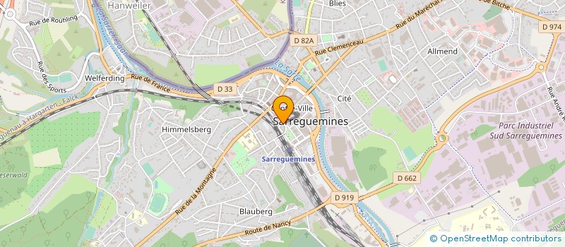 localisation de l'entreprise MADAME ANNE-MARIE PERRIN à SARREGUEMINES