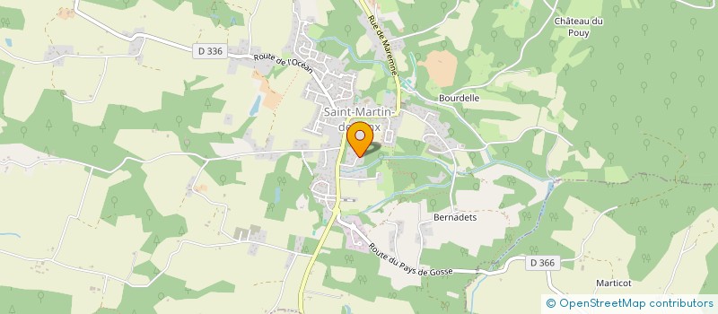 localisation de l'entreprise MADAME ANNE MARIE PERUGORRIA  SAINT-MARTIN-DE-HINX