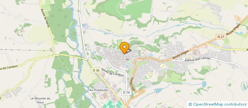 localisation de l'entreprise MADAME ANNE MARIE PETROVITS  LECTOURE