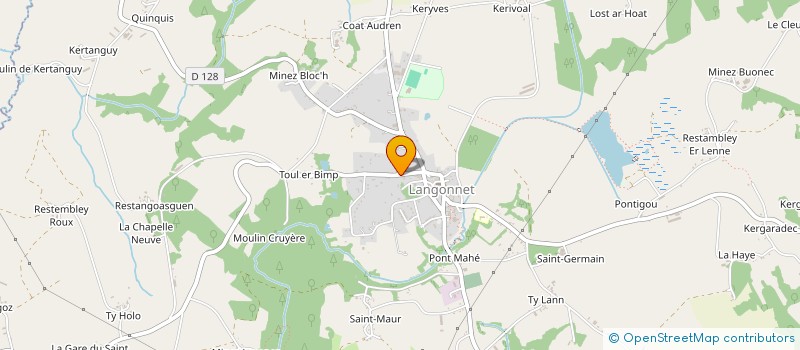 localisation de l'entreprise MADAME ANNE-MARIE PHILIPPE  LANGONNET