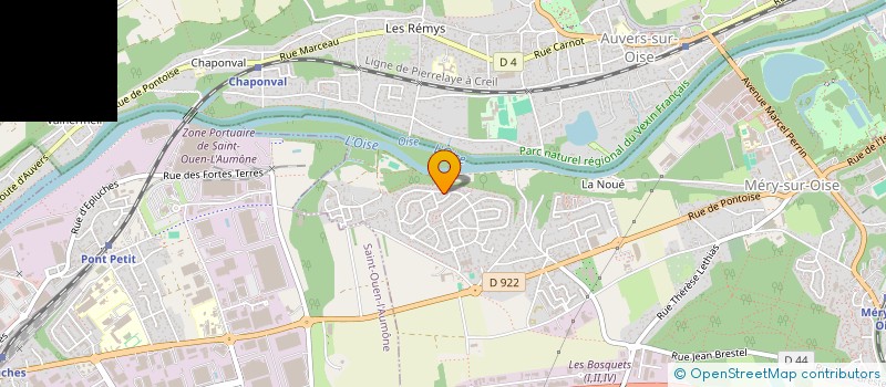 localisation de l'entreprise MADAME ANNE MARIE PIANELLI à MERY-SUR-OISE