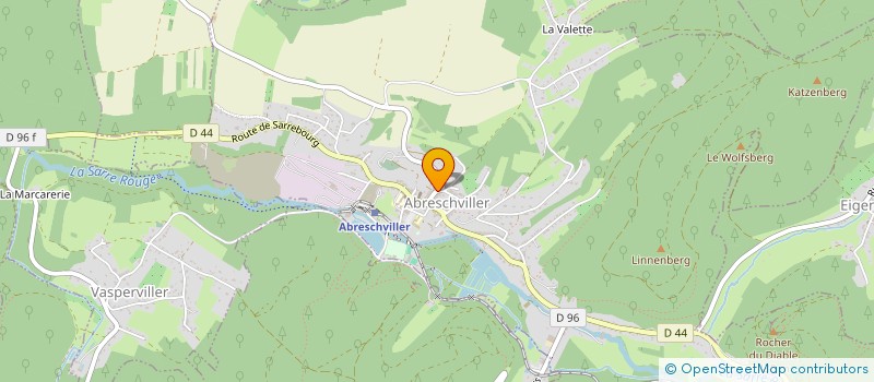 localisation de l'entreprise MADAME ANNE MARIE PIANESE  ABRESCHVILLER