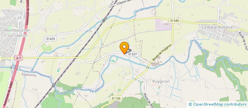 localisation de l'entreprise MADAME ANNE MARIE PIAT  PUYGIRON