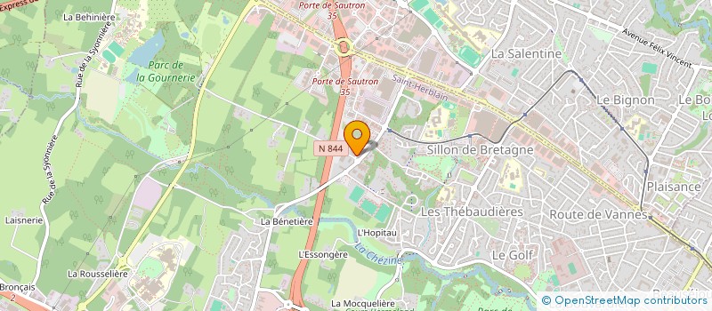 localisation de l'entreprise MADAME ANNE-MARIE PLASSON  SAINT-HERBLAIN