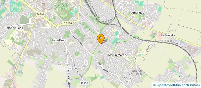 localisation de l'entreprise MADAME ANNE-MARIE POULET  CAMBRAI