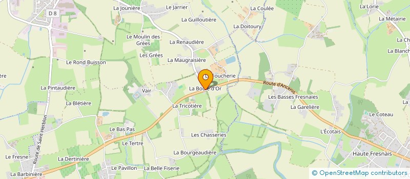 localisation de l'entreprise MADAME ANNE-MARIE PRODHOMME à VAIR-SUR-LOIRE