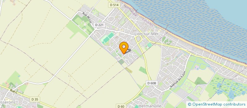 localisation de l'entreprise MADAME ANNE-MARIE QUINIO  LION-SUR-MER