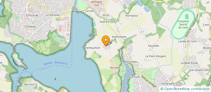 localisation de l'entreprise MADAME ANNE-MARIE RAUD à VANNES