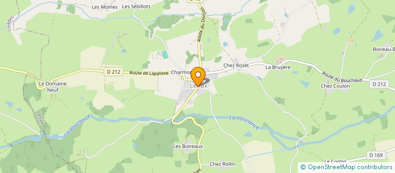 localisation de l'entreprise MADAME ANNE MARIE RECORDON  LENAX