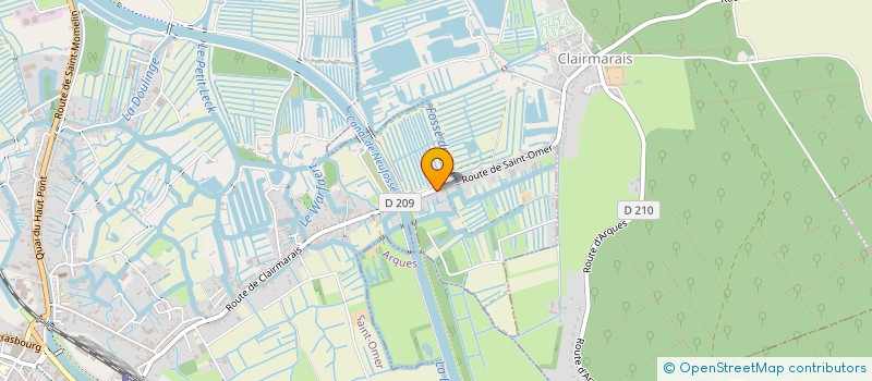 localisation de l'entreprise MADAME ANNE-MARIE REGNIER  SAINT-OMER