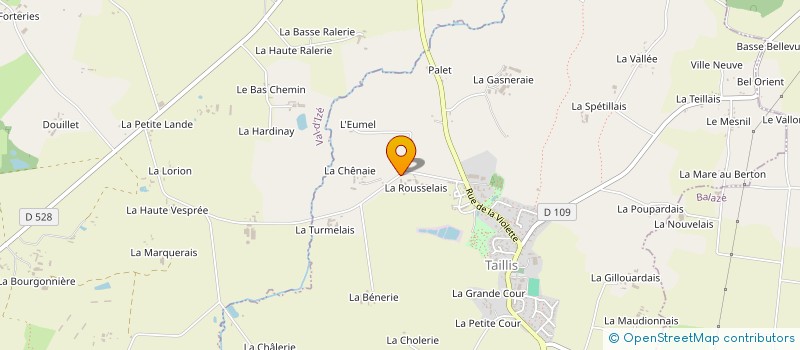 localisation de l'entreprise MADAME ANNE MARIE RENAUD  TAILLIS