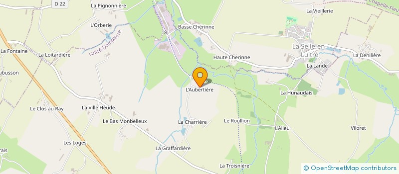 localisation de l'entreprise MADAME ANNE-MARIE RETOURS  LUITRE-DOMPIERRE