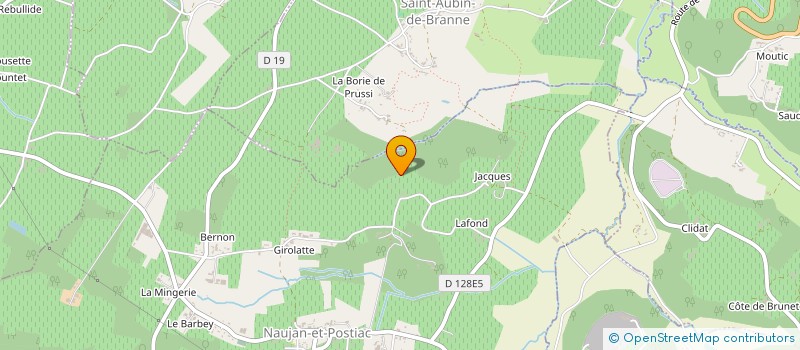 localisation de l'entreprise MADAME ANNE-MARIE RIFFAUD  NAUJAN-ET-POSTIAC