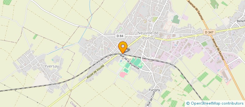 localisation de l'entreprise MADAME ANNE-MARIE ROMANKOW  NEUVILLE-DE-POITOU