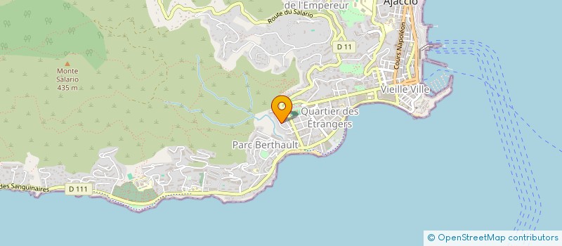 localisation de l'entreprise MADAME ANNE-MARIE ROSSI  AJACCIO