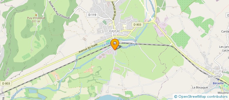 localisation de l'entreprise MADAME ANNE-MARIE ROUDIL  CARENNAC