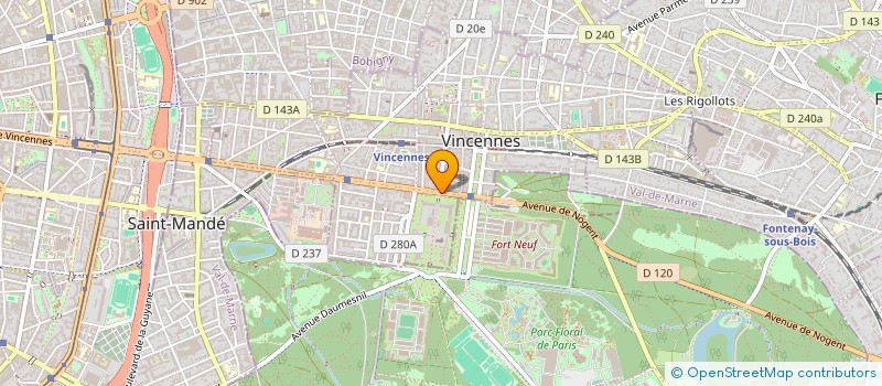 localisation de l'entreprise MADAME ANNE-MARIE ROYCOURT à VINCENNES